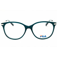Fila Women's Eyeglasses - Teal/Silver Acetate Round Shape Full Rim Frame | VFI264 06DX ,