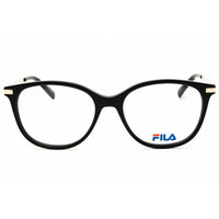 Fila Women's Eyeglasses - Black/Gold Acetate/Metal Round Full Rim Frame | VFI264 0700 ,