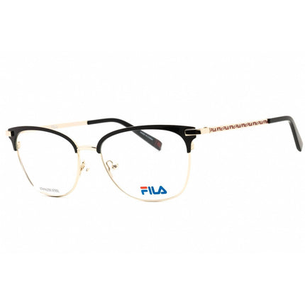 Fila Women's Eyeglasses - Black/Gold Metal Cat Eye Full Rim Frame | VFI265 530301 ,