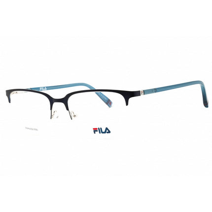 Fila Men's Eyeglasses - Navy Blue Acetate/Metal Rectangular Shape Frame | VFI395 01HS ,