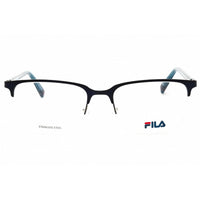 Fila Men's Eyeglasses - Navy Blue Acetate/Metal Rectangular Shape Frame | VFI395 01HS ,