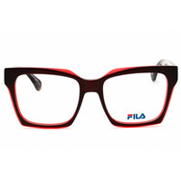 Fila Women's Eyeglasses - Bordeaux/Red Rectangular Shape Full Rim Frame | VFI429 07PB ,