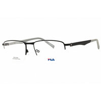 Fila Men's Eyeglasses - Black/Grey Metal Oval Shape Half Rim Frame | VFI444 0531 ,