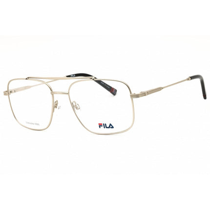 Fila Men's Eyeglasses - Silver/Black Metal Rectangular Full Rim Frame | VFI733 0581 ,