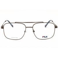 Fila Men's Eyeglasses - Gunmetal Metal Rectangular Shape Full Rim Frame | VFI733 0627 ,