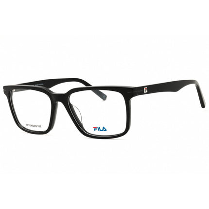 Fila Men's Eyeglasses - Shiny Black Acetate Rectangular Full Rim Frame | VFI872 0700 ,