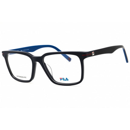 Fila Men's Eyeglasses - Matte Blue Acetate Rectangular Full Rim Frame | VFI872 0C03 ,