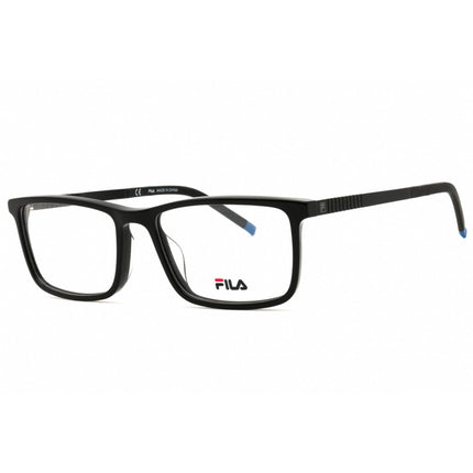 Fila Men's Eyeglasses - Black Acetate Rectangular Shape Full Rim Frame | VF9242 0700 ,