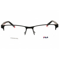Fila Men's Eyeglasses - Black/Red Acetate/Metal Rectangular Shape Frame | VF9915 0531 ,