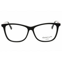 Gant Women's Eyeglasses - Shiny Black Full Rim Rectangular Frame | GA50014 001 ,