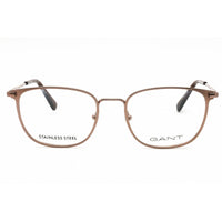 Gant Men's Eyeglasses - Matte Light Bronze Brown Metal Full Rim Frame | GA50068 035 ,