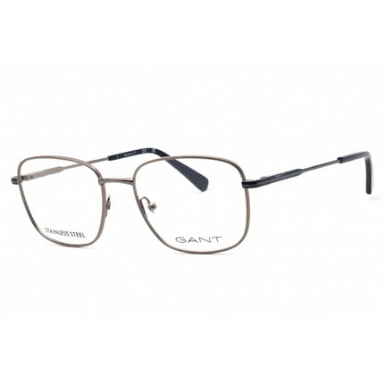 Gant Men's Eyeglasses - Matte Dark Ruthenium Metal Full Rim Frame | GA50069 013 ,