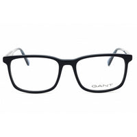 Gant Men's Eyeglasses - Shiny Blue Acetate Full Rim Rectangular Frame | GA50079 090 ,
