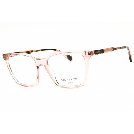 Gant Women's Eyeglasses - Shiny Pink Acetate Rectangular Shape Frame | GA50080 072 ,