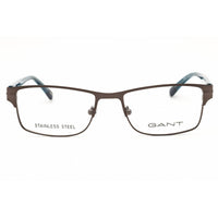 Gant Men's Eyeglasses - Matte Gunmetal/Blue Rectangular Full Rim Frame | GA3084 009 ,