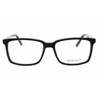 Gant Men's Eyeglasses - Matte Black Acetate Rectangular Full Rim Frame | GA3165 002 ,