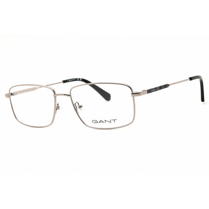 Gant Men's Eyeglasses - Shiny Dark Ruthenium/Black Metal Full Rim Frame | GA3271 012 ,