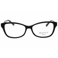 Gant Women's Eyeglasses - Shiny Black Acetate Cat Eye Full Rim Frame | GA4136 001 ,