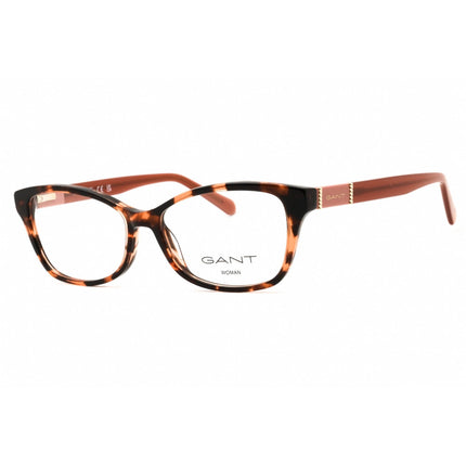 Gant Women's Eyeglasses - Coloured Havana Rectangular Full Rim Frame | GA4136 055 ,