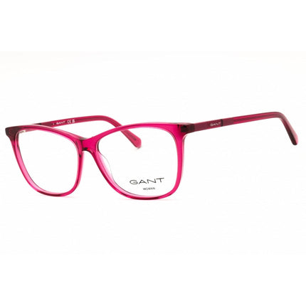 Gant Women's Eyeglasses - Shiny Fuchsia Rectangular Shape Full Rim Frame | GA50014 075 ,