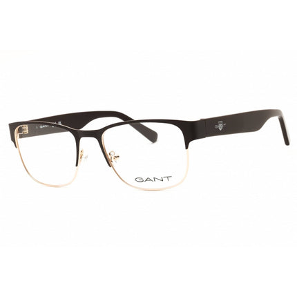 Gant Men's Eyeglasses - Shiny Dark Brown Rectangular Full Rim Frame | GA50018 048 ,