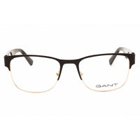 Gant Men's Eyeglasses - Shiny Dark Brown Rectangular Full Rim Frame | GA50018 048 ,