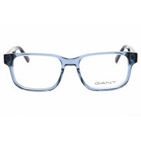Gant Men's Eyeglasses - Shiny Blue Acetate Rectangular Full Rim Frame | GA50030 090 ,