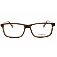 Gant Men's Eyeglasses - Dark Havana Acetate Rectangular Full Rim Frame | GA50033 052 ,