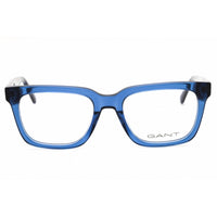 Gant Men's Eyeglasses - Shiny Blue Acetate Rectangular Full Rim Frame | GA50059 090 ,