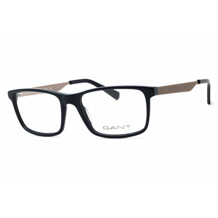 Gant Men's Eyeglasses - Shiny Blue/Grey Rectangular Shape Full Rim Frame | GA50076 090 ,