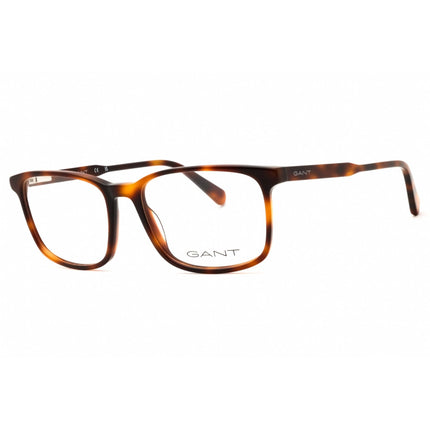 Gant Men's Eyeglasses - Dark Havana Acetate Rectangular Full Rim Frame | GA50079 052 ,