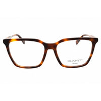 Gant Women's Eyeglasses - Dark Havana Acetate Rectangular Shape Frame | GA50080 052 ,