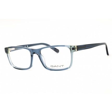 Gant Men's Eyeglasses - Grey Acetate Rectangular Full Rim Frame, 54mm | GA3177 020 ,