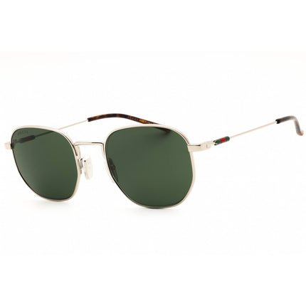 Gucci Men's Sunglasses - Silver Metal Full Rim Round Shape Frame | GG2095S 002 ,