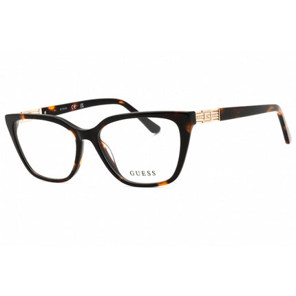 Guess Women's Eyeglasses - Dark Havana Full Rim Rectangular Frame | GU2941 052 ,