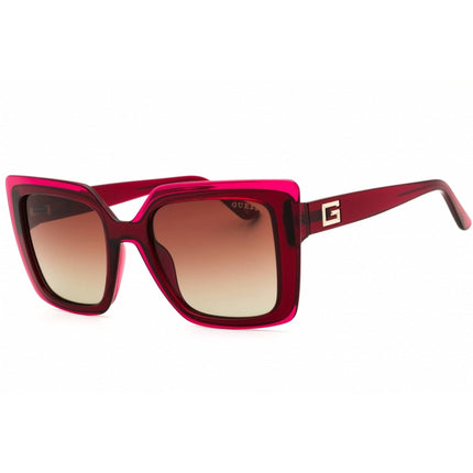 Guess Women's Sunglasses - Shiny Bordeaux Injected Propionate Frame | GU7908 69T ,