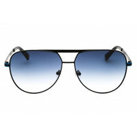 Guess Men's Sunglasses - Matte Black Metal Aviator Shape Full Rim Frame | GU00027 02W ,