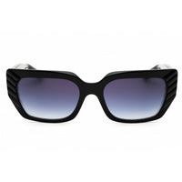 Guess Women's Sunglasses - Shiny Black Rectangular Shape Full Rim Frame | GU00254 01B ,