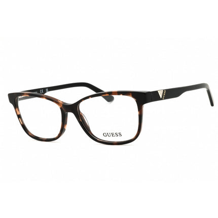 Guess Women's Eyeglasses - Dark Havana Acetate Rectangular Shape Frame | GU2943 052 ,