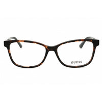 Guess Women's Eyeglasses - Dark Havana Acetate Rectangular Shape Frame | GU2943 052 ,