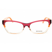 Guess Women's Eyeglasses - Orange/Other Metal Cat Eye Full Rim Frame | GU2979 044 ,