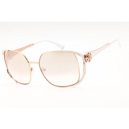 Guess Women's Sunglasses - Shiny Rose Gold/White Metal Full Rim Frame | GU7626 28U ,