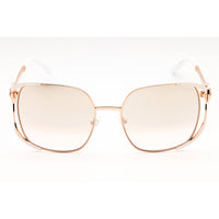 Guess Women's Sunglasses - Shiny Rose Gold/White Metal Full Rim Frame | GU7626 28U ,