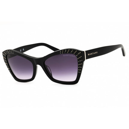 Guess By Marciano Women's Sunglasses - Shiny Black Full Rim Frame | GM00020 01B ,