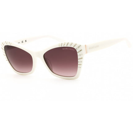 Guess By Marciano Women's Sunglasses - White Acetate Full Rim Frame | GM00020 21F ,