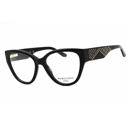 Guess By Marciano Women's Eyeglasses - Shiny Black Full Rim Frame | GM50018 001 ,
