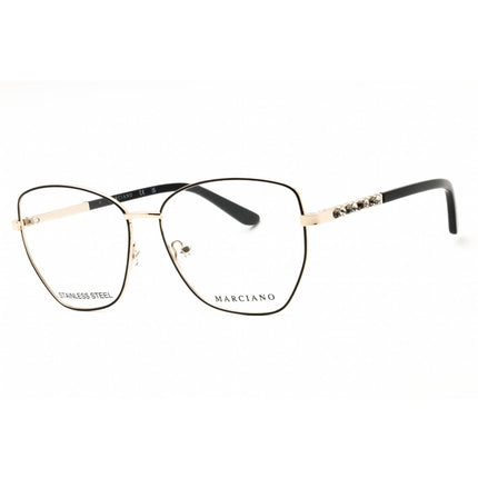 Guess By Marciano Women's Eyeglasses - Pale Gold/Black Metal Frame | GM50025 032 ,