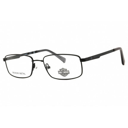 Harley Davidson Men's Eyeglasses - Matte Black Metal Full Rim Frame | HD0141T 002 ,