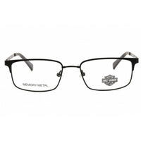 Harley Davidson Men's Eyeglasses - Matte Black Metal Full Rim Frame | HD0142T 002 ,