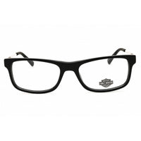 Harley Davidson Men's Eyeglasses - Shiny Black Acetate Full Rim Frame | HD0143T 001 ,